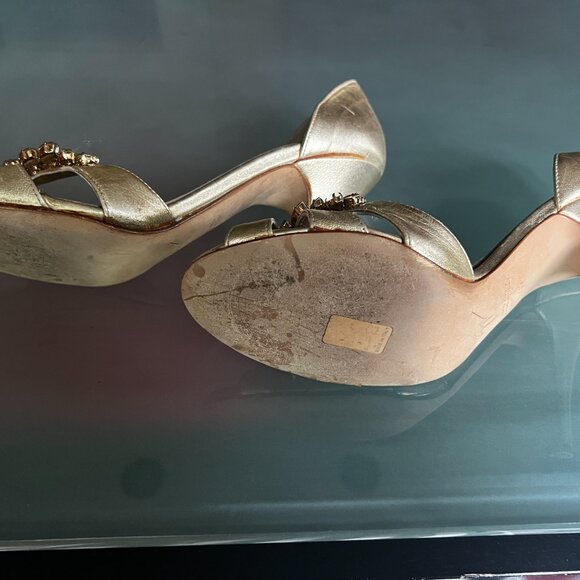 Vintage Giuseppi Zanotti jeweled heels sz 37 - Picture 7 of 9